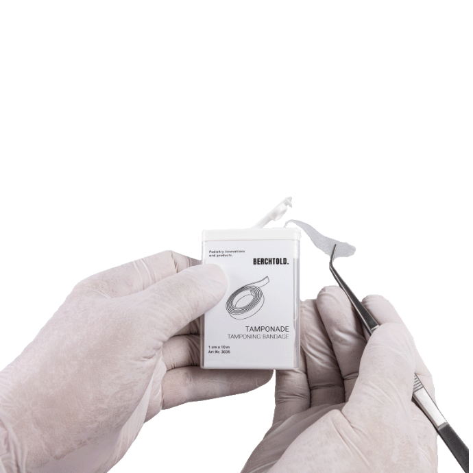 Nagelfalz-Tamponade, dick 1,4cm x 10m