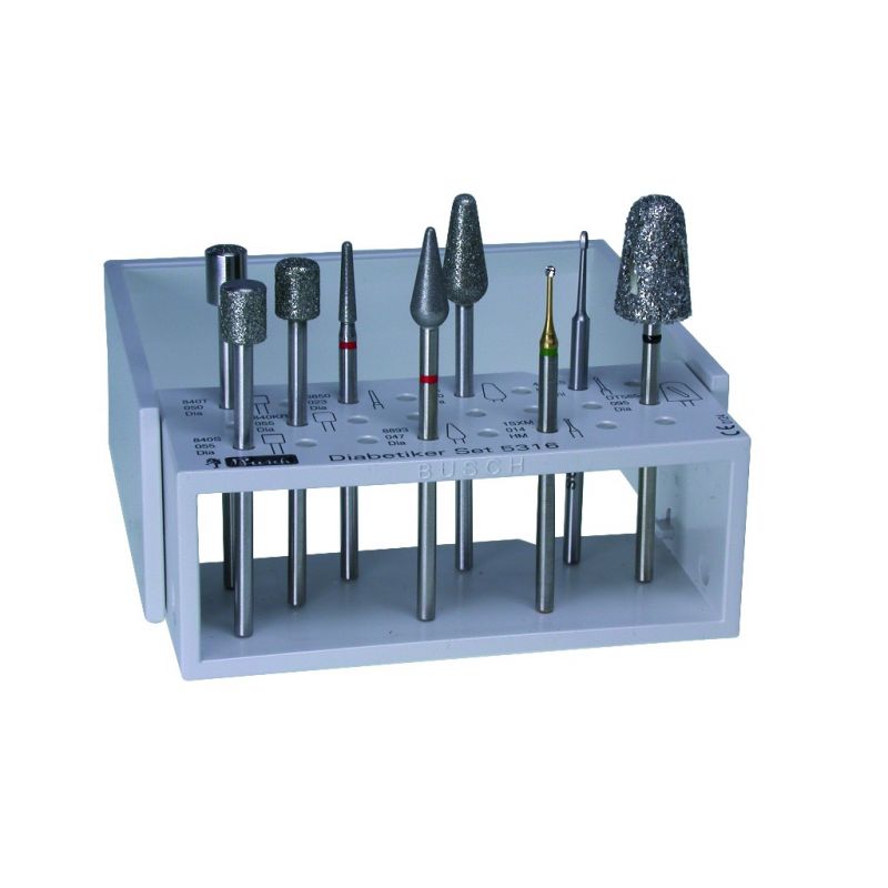 Burr Set for Diabetic Foot Care - 5316