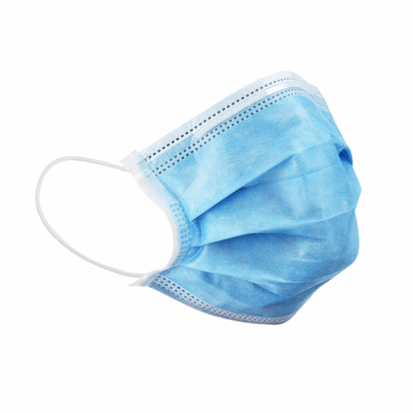 OP-Gesichtsmaske mit Nasenbügel , 50 St