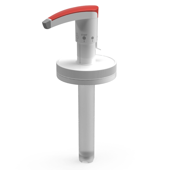 Dispensing pump for 450 ml jar