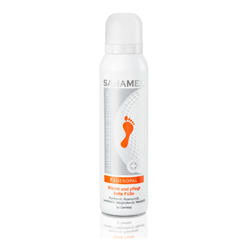 CareMed - Warming Foot Cream Foam 150 ml