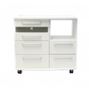 Fußpflegeschrank Compact mit UV - MF rechts, Lampe links