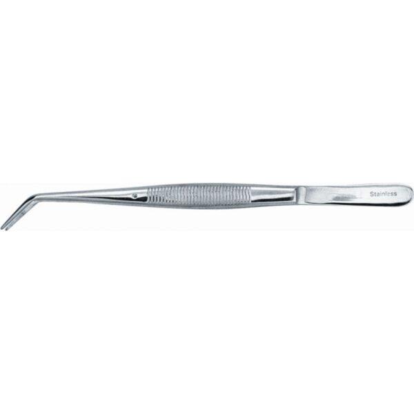 tweezer 13 cm, bent