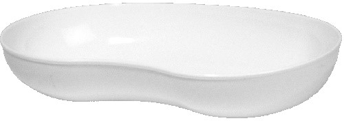 Kidney dish white (plastic)