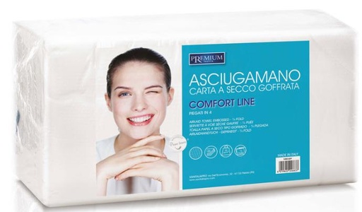 [4534] Nonwoven towel 45 x 80 cm, pack of 100 pieces