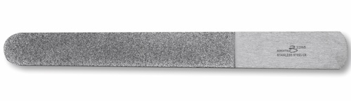 [2295] Diamant-Nagelfeile Edelstahl rund 16cm