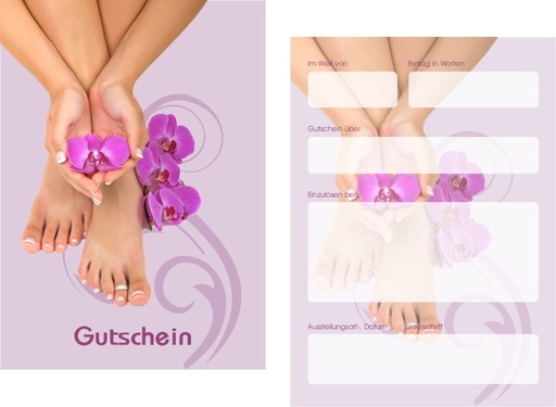 [2510] Coupons for chiropody (25 pcs)